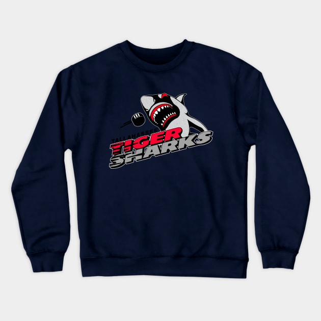 Classic Tallahassee Tiger Sharks Hockey Crewneck Sweatshirt by LocalZonly